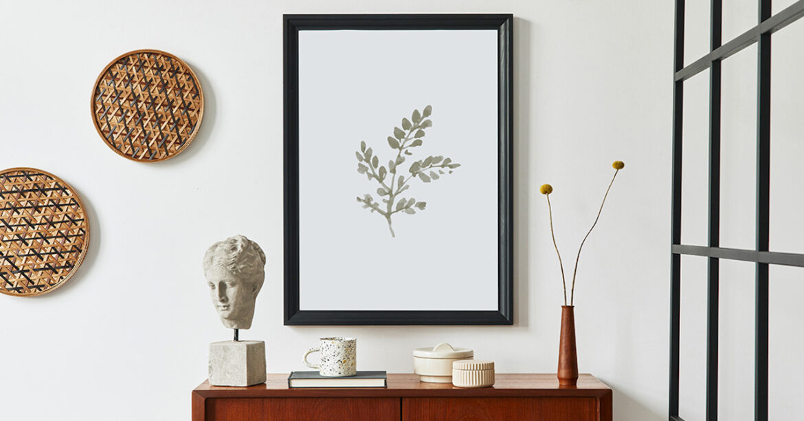 Wiklinowe ozdoby na ścianę